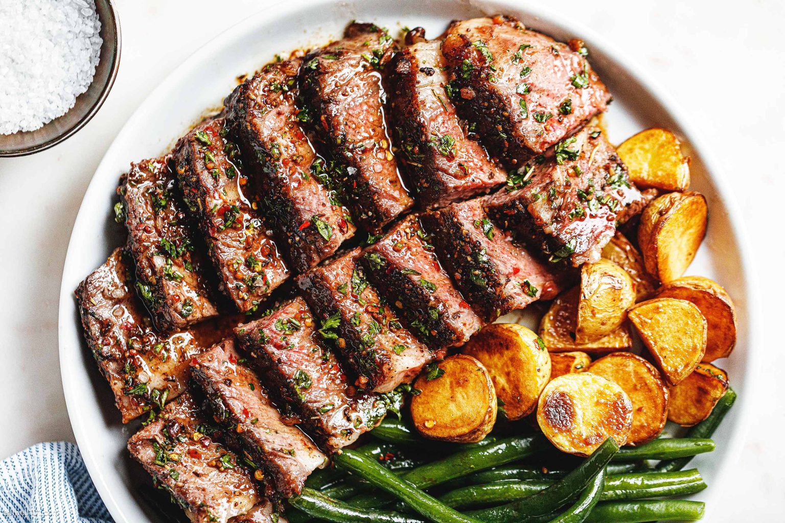 How can I make a delicious tender and flavorful steak at home with ingredients available from a local grocery store